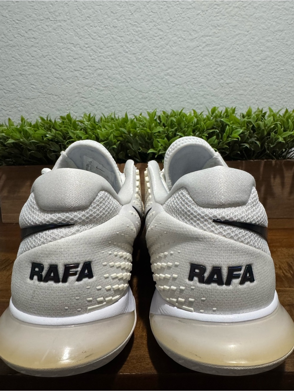 Nike Zoom Vapor Cage 4 RAFA Tennis Shoes White Black DD1579-101 Men’s Size 13 - Picture 4 of 11